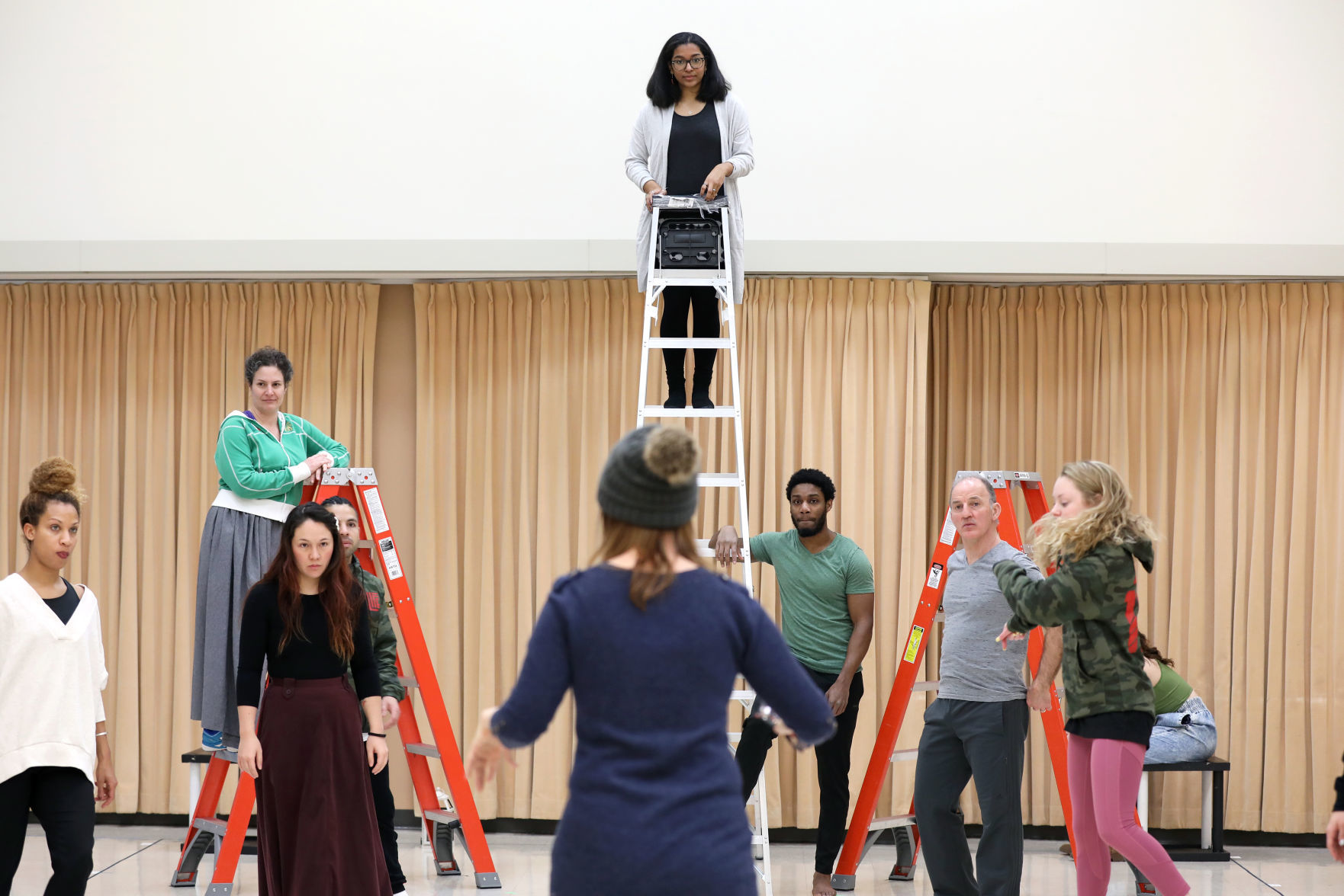 Rehearsing 'Romeo and Juliet'